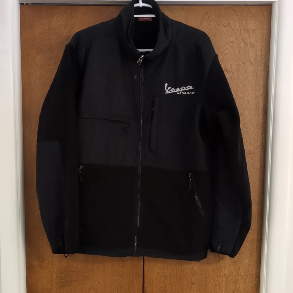 🇮🇹 Vespa Piaggio Fleece Jacket - L - Picture 1 of 11